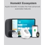 GHome Smart Steckdose mit Apple HomeKit, WLAN Steckdose 2er pack Kompatibel mit Siri oder Homepod,2,4 GHz (Nur Apple HomeKit), Weiß