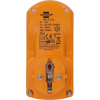 Brennenstuhl personal protection adapter BDI-A 2 30 IP54 / personal protection plug for outdoors (two-pole switch-off, yellow, 30mA)