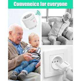 GreenSun 30-метровий міні-контролер Smart Plug з бездротовим пультом дистанційного керування для ПК в приміщенні білий