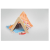 Climbing triangle, made of solid wood