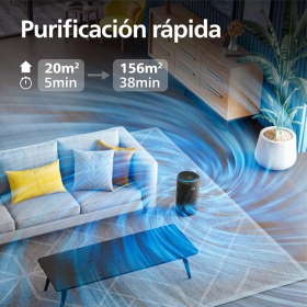 Очищувач повітря Philips серії 4200, HEPA + фільтр з активованим вугіллям, CADR 600 м³/год, 156 м², тихий, енергоефективний