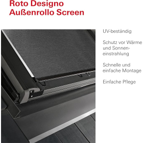 Roto Tsar - Persiana exterior original para ventanas R84/R85/R86/R88/R89, tamaño 9/16