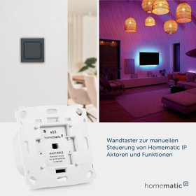 Комутаційний вимірювальний актуатор Homematic IP Smart Home HmIP-BSM для фірмових вимикачів