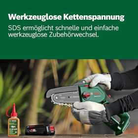 Bosch EasyChain Cordless Mini Chainsaw – compact & lightweight