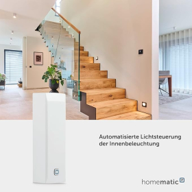 Homematic IP Розумний домашній датчик нахилу та вібрації, компактний датчик визначає положення та зміни вібрації, 151979A0 