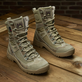 Botas tácticas de combate de invierno PAV 808 con forro color coyote