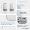 Unidad de control del hogar IP Homematic, centro de hogar inteligente, control digital mediante aplicación gratuita, Alexa y Google Assistant, modo online y offline, alta protección de datos