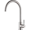 Grifo de cocina GRIFEMA – Giratorio 360°, acero inoxidable de alta calidad con caño alto (271 mm)
