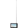 Taschen-Digitalfernseher: Tragbarer 5-Zoll-Bildschirm, wiederaufladbar, mit EU-Stecker für den Betrieb mit 110 bis 220 V