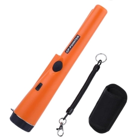 Hancaner Metalldetektor Wasserdicht Stiftzeiger GP-Pointer Komplett Wasserdicht 360° Suchen Metallsuchgerät mit Gürtel Holster und Teleskop-Kordelzug