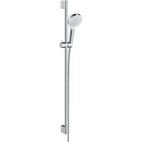 Hansgrohe 26538400 Crometta Vario set de ducha, 2 tipos de chorro, ahorro de agua, 0,90 m, blanco/cromo