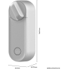 Smart Lock Yale Linus Smart Lock L2 – Silver, keyless access, controlled via the Yale Home app