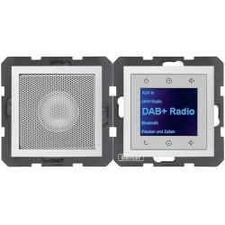 Radio BERKER Touch DAB+ con control de altavoces, elegante panel de control S.1/B.x
