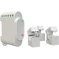 Shelly 3EM Interruptor de relé inteligente de 3 canales con control WiFi, medición de energía y control de contactores