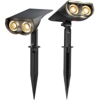 Linkind outdoor solar lights, 800 lumens with 22 LEDs, 3 brightness levels