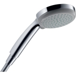 hansgrohe Croma 100 - Duschkopf mit 4 Strahlarten, Rundbrause (⌀ 100 mm)