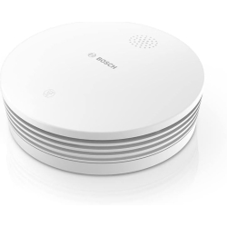 Detector de humo Bosch Smart Home II, con función app y batería reemplazable, compatible con Apple HomeKit