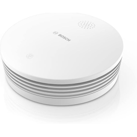 Bosch Smart Home Smoke Detector II, with app function and replaceable battery, compatible with Apple HomeKit