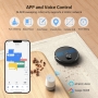 Lubluelu Robot Vacuum Cleaner with 5-Card Laser Navigation, 3000Pa, 55dB with App Control, Ideal for Pet Hair, Carpets, Hard Floors