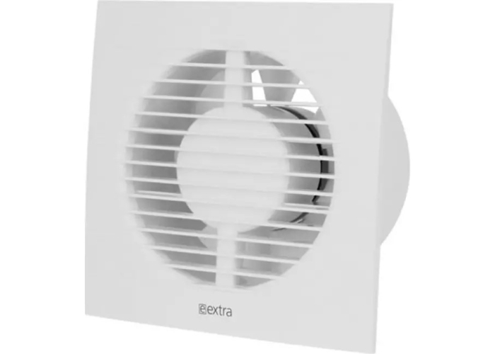 Bathroom fan Ø 100mm white with timer and humidity sensor - Standard EE100HT Bathroom fan Ø 100mm white with timer and humidity sensor - Standard EE100HT