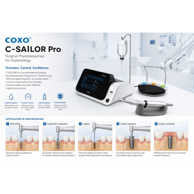 Хірургічний фізіодиспенсер COXO C-SAILOR Pro для імплантології