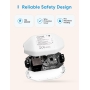 Meross Interruptor Inteligente Universal, Interruptor Inteligente DIY 10A Compatible con Alexa, Google Home y SmartThings, Interruptor WiFi con Control por Voz