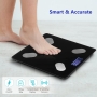 Diboniur Body Fat Scales with Body Fat and Muscle Mass with App, Personal Scales with Body Fat Analysis for Body Fat, BMI, Muscle Mass and Others (Black)