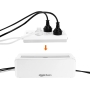 Amazon Basics - Kabelmanagement-Box zum Verstecken und Organisieren von Kabeln, groß, Weiß