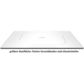 CASO MCG30 Ceramic chef 3в1 микроволновая печь с грилем + горячий воздух 2100Вт 30л, серебристый
