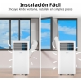 COMFEE Pingüino Aire Acondicionado Portátil 9000 BTU / 2300 Frigorías – Climatizador 3 en 1 Refrigera, Ventila y Deshumidifica [Clase de eficiencia energética A]