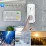 Waterproof Wireless Outdoor Doorbell, 400m Long Distance Wireless Noisy Doorbell for Home, 5 Volumes, 55 Ringtones, Flashing LED Indicator, Doorbell Batteries Included