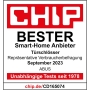 ABUS HomeTec Pro Bluetooth®-Fingerscanner CFS3100 - zum Öffnen der Haustür - mit Verdeck - für den HomeTec Pro Bluetooth®-Türschlossantrieb CFA3100 - Weiß