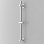 Non-drilled and non-drilled shower rail, chrome