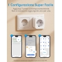 Meross Smart-Steckdose mit Verbrauchssteuerung, Bluetooth WiFi-Steckdose, 16A, Schuko Smart-Steckdose kompatibel mit Alexa, Google Home und SmartThings