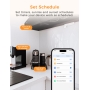 Enchufe Inteligente para Apple HomeKit, Refoss Enchufe WiFi 16A con Monitor de Energía, Compatible con Siri Alexa Google Home, 4 Piezas