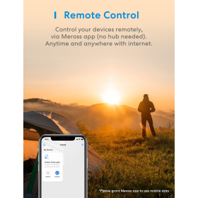 Smart Steckdose, Meross WLAN Steckdose Outdoor, Außensteckdose mit 2 Ausgänge, wasserdichte IP44, funktioniert mit HomeKit, Alexa und Google