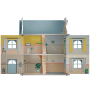 Playtive wooden dollhouse »Cabinet«, three floors, foldable