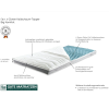 f.a.n. mattress topper “BIG KOMFORT PLUS”, 7-zone cold foam, with ventilation strips