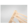 Climbing triangle, made of solid wood