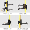 Huepar Laser Tripod 3.7 m Telescopic with Adjustable Mounting Screw Set