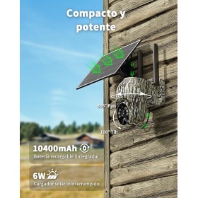 4G Solar Surveillance Camera – 360° Wireless & Night Vision