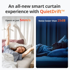 SwitchBot Smart Curtain Opener – Bluetooth Control, App & Timer, Alexa/Google Home Compatible