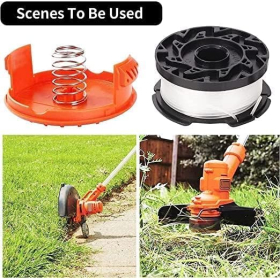 Катушки Black & Decker для кусторезов, 6 штук, с крышкой и пружиной