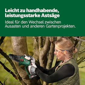 Bosch EasyChain Cordless Mini Chainsaw – compact & lightweight