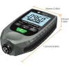 Neoteck Digital Paint Thickness Gauge for Cars, Fe & NFe Probes, 0-1500µm