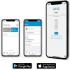 EKEY UNO 200204 Huella dactilar con batería incluida. Nuki Smart Lock 3.0 blanco, kit de reequipamiento a batería para todo tipo de puertas estándar, blanco.