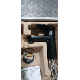hansgrohe Vernis Blend Waschtischarmatur 71 mm, Einhebelmischer, EcoSmart Mattschwarz