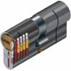 Abus KD6PS door cylinder made of nickel-plated brass – where security meets style