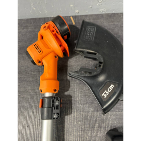 Аккумуляторный триммер BLACK+DECKER 36 В, 33 см, бесщёточный, с аккумулятором и быстрым зарядным устройством
