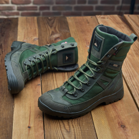 Botas tácticas de combate de invierno PAV 808 color caqui